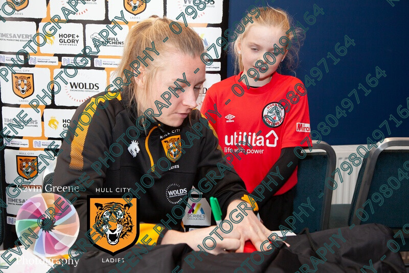 hullcityladiesfc-415 
 Hull City Ladies FC players engage with their younfg supporters and have the presence of their ambassodor Carol Thomas; former England Womens Captain 
 Keywords: sports photography, hull photographers, brand photography, kevin@kevingreenephotography.co.uk, sports team headshots, personal brand photography, womens football, women in football, photographers hull, kevin greene photography, photography, strong visuals, sport for girls, hope&glory, sports headshot photography, wolds engineering services, marketing, football supporters, reds10 Ltd, hull city ladies, brand awareness, photographers near me, community engagement, sport for women, photos for marketing, marketing content, visual content for marketing, photographers, sports in hull, sports magazines, engage with your supporters, kevin greene brand photography, hull city ladies fc